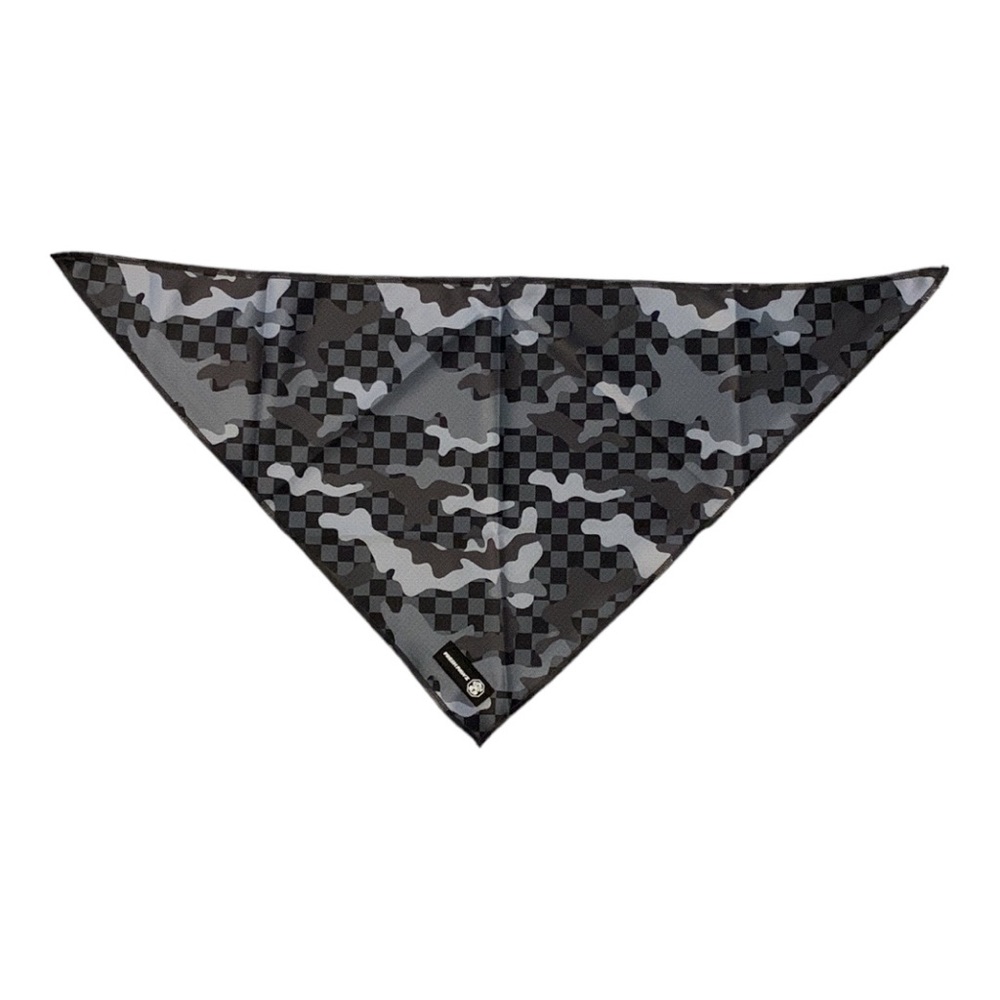 Fresh Pawz Checkerboard Camo Jersey Mesh Pet Cooling Bandana
